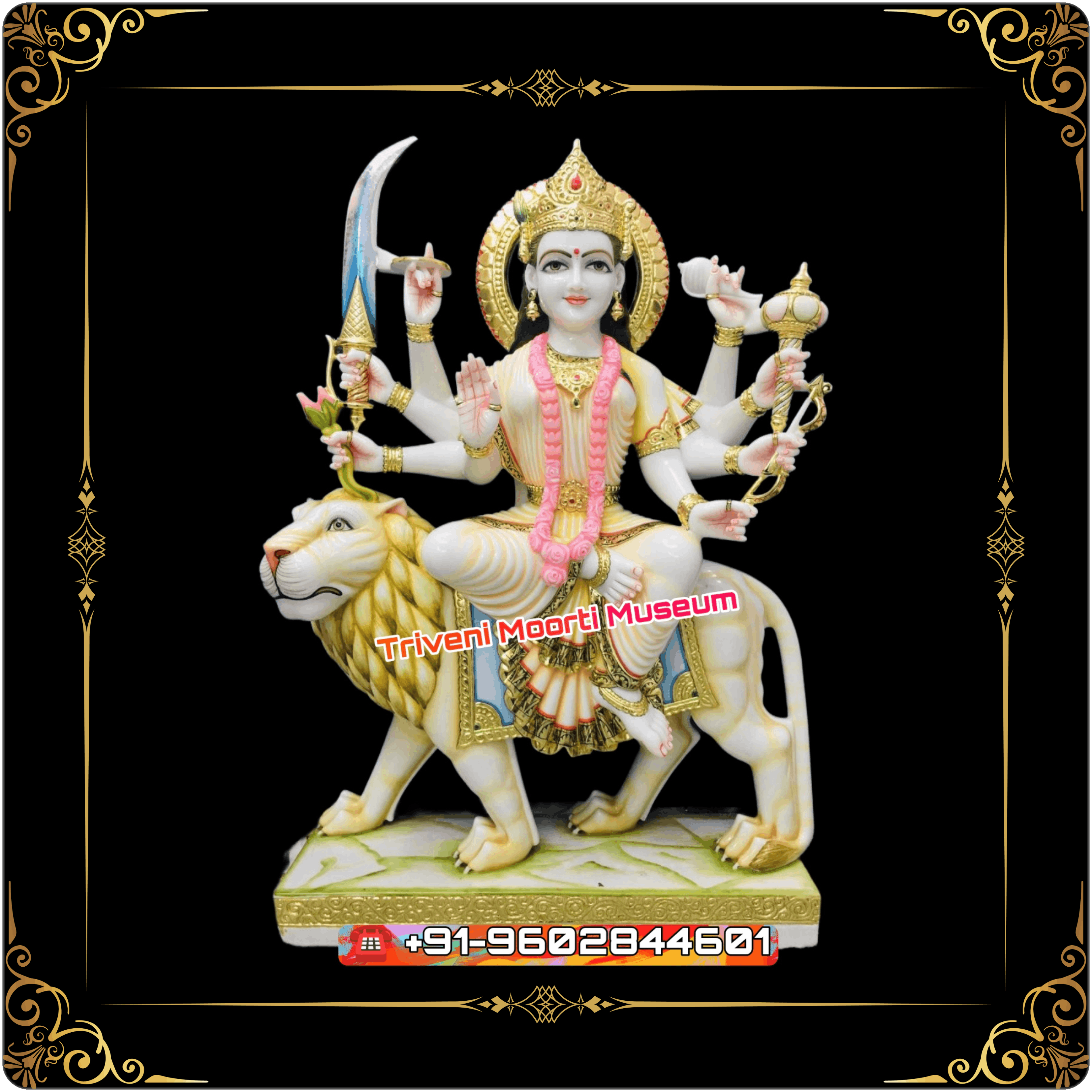 Durga Mata Marble Murti